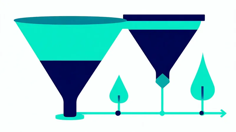 Revenue pipeline visualization showing leak points where stalled replies lose potential deals