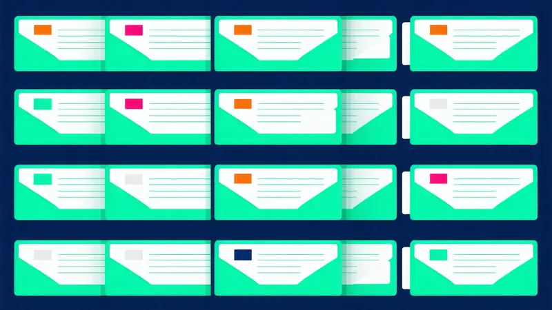 Clean organized inbox visualization representing sales ops inbox management
