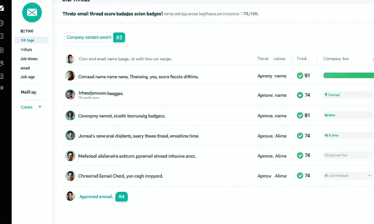 Enrola queue dashboard showing flagged reply threads with ICP score badges and draft generation controls